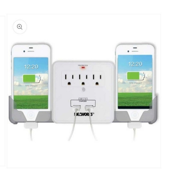 IDEAWORKS USB Outlet Multiplier and Surge Protector BNWT LtdEd SO 1 LEFT - Picture 3 of 8